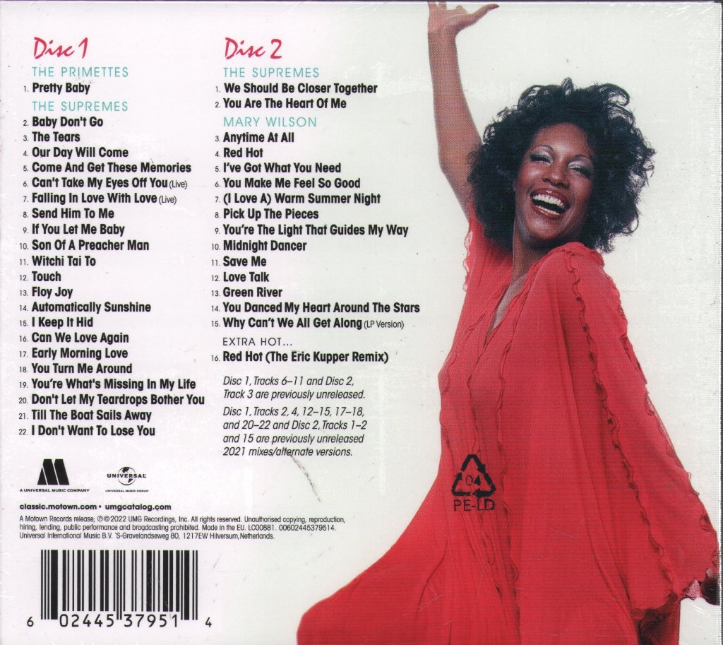 Mary Wilson - Motown Anthology - Double Cd