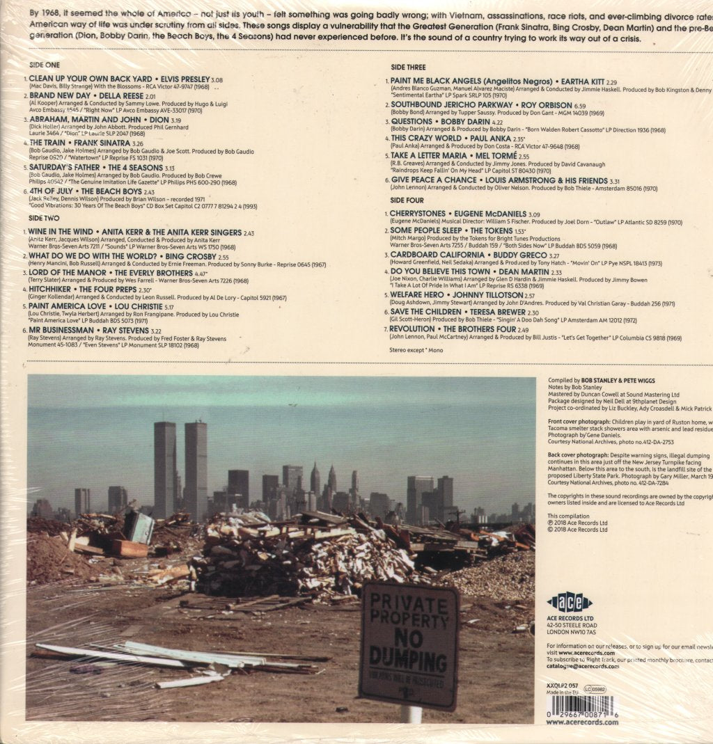 Bob Stanley & Pete Wiggs Present - State Of The Union: American Dream In Crisis 1967-73 - Double Lp