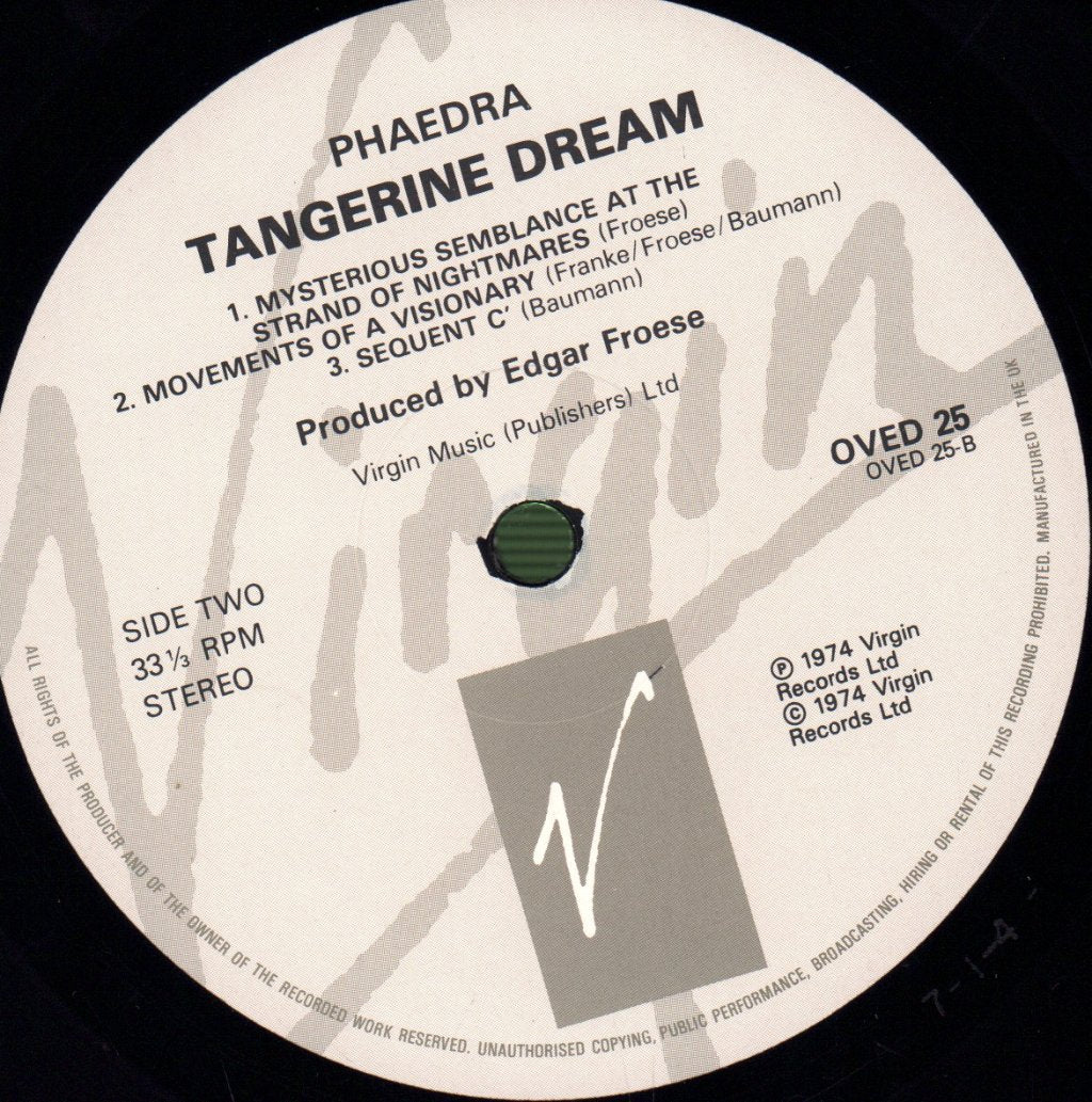 Tangerine Dream - Phaedra - Lp