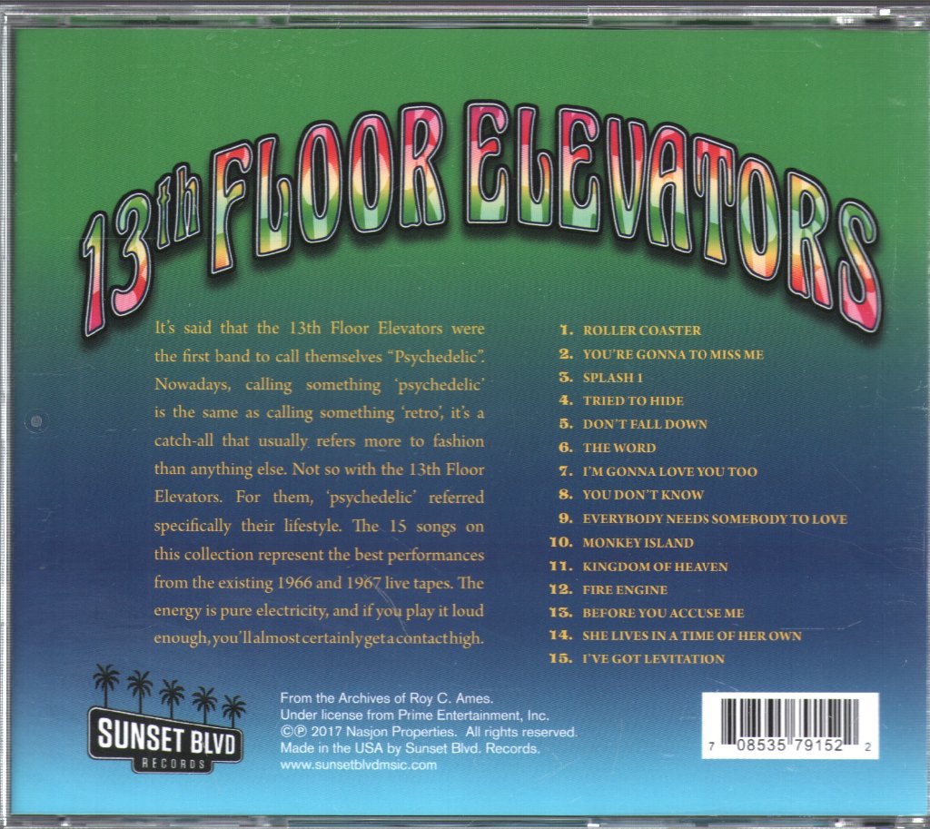 13th Floor Elevators - Psychedelic Circus - Cd