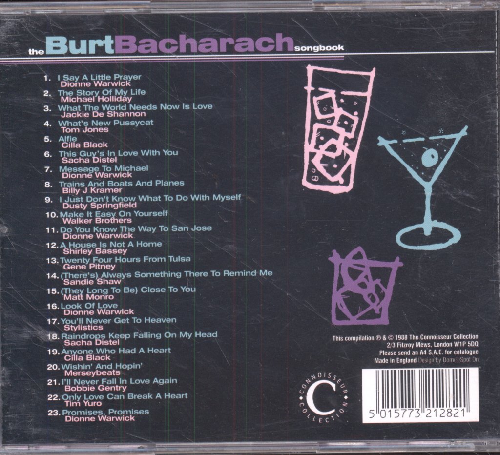 Various Artists - Burt Bacharach Songbook - Cd