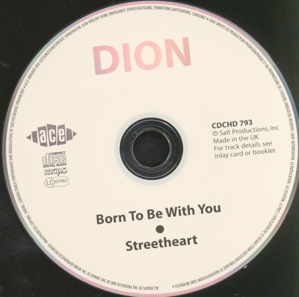 Dion - Born To Be With You / Streetheart - Cd