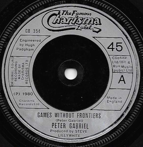 Peter Gabriel - Games Without Frontiers - 7 Inch