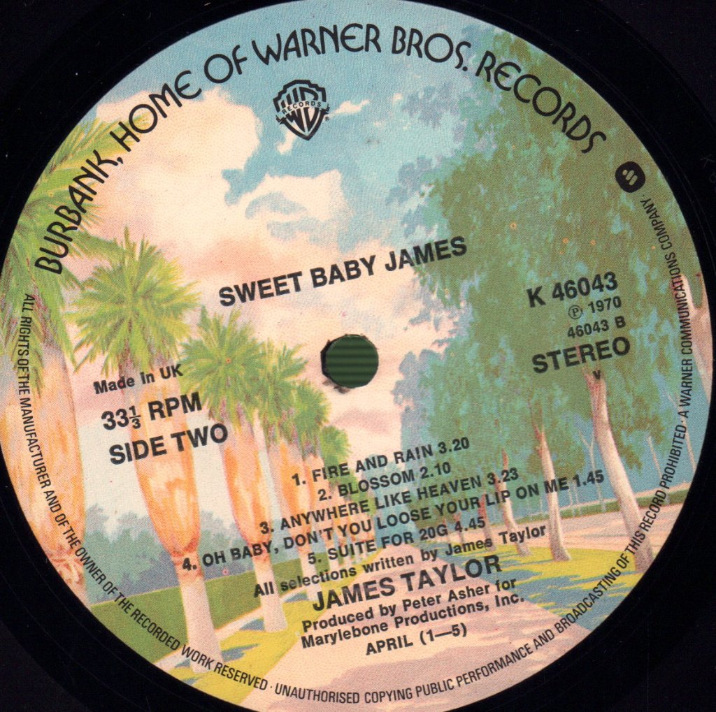 James Taylor - 2 Originals Of - Double Lp