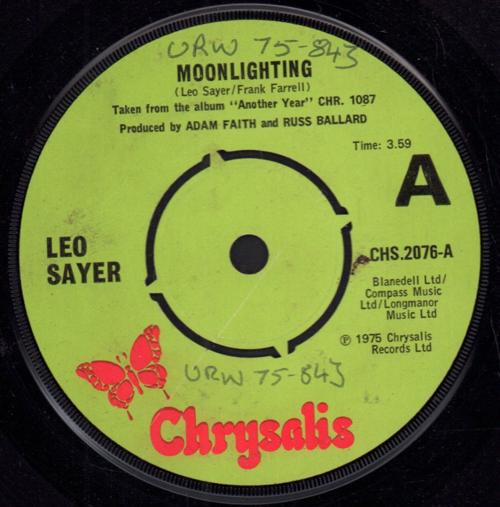 Leo Sayer - Moonlighting - 7 Inch