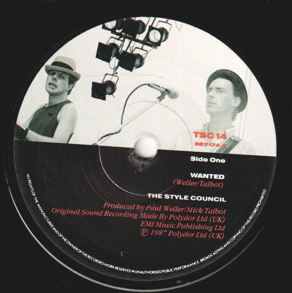 Style Council - Wanted - 7 Inch