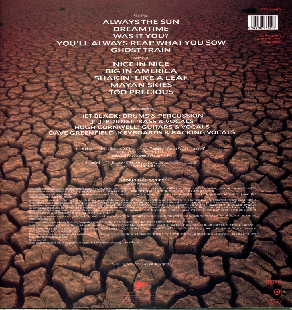Stranglers - Dreamtime - Lp