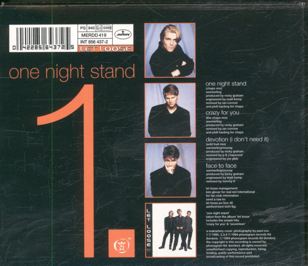 Let Loose - One Night Stand - Cd