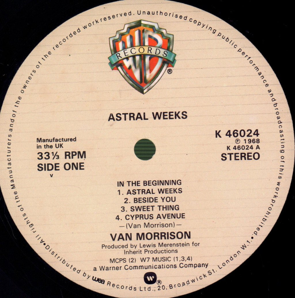 Van Morrison - Astral Weeks - Lp