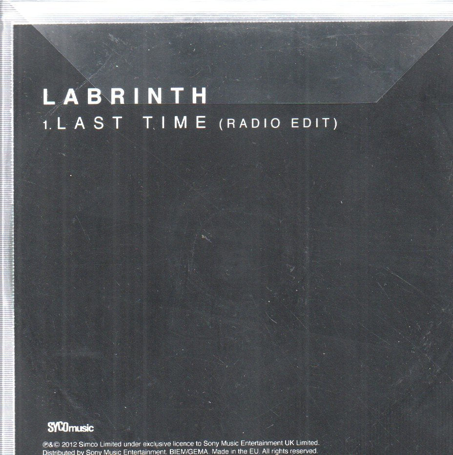 Labrinth - Last Time - Cdr
