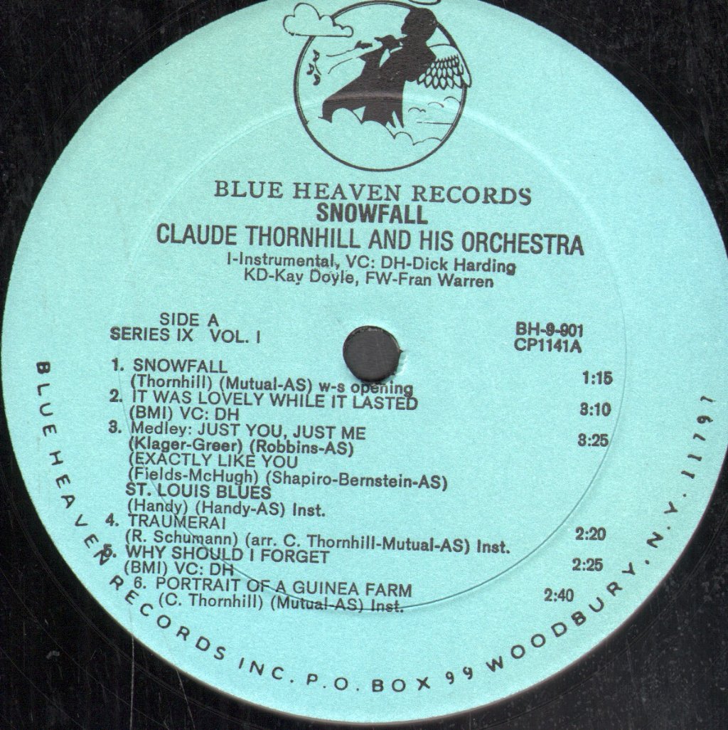 Claude Thornhill And His Orchestra - Snowfall - Lp