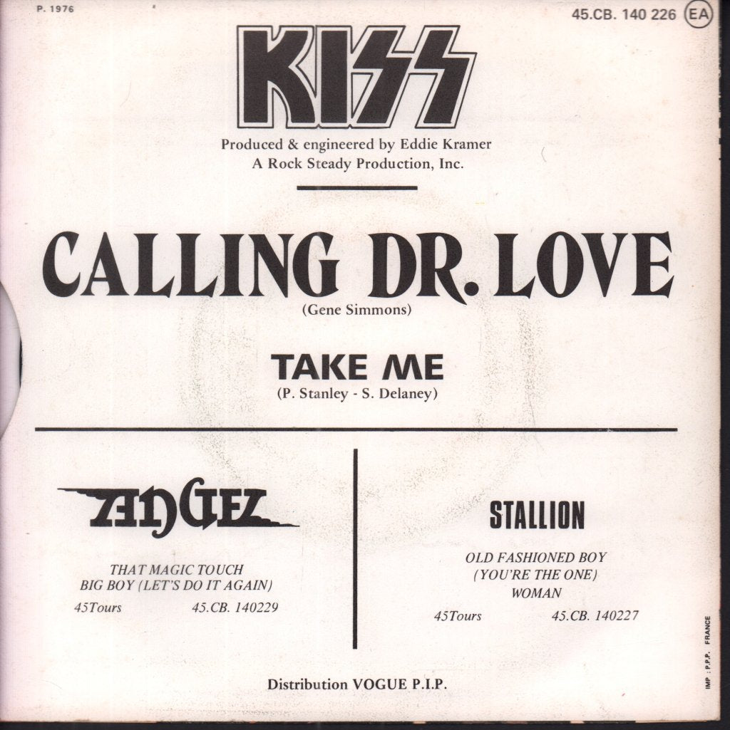 Kiss - Calling Dr Love - 7 Inch
