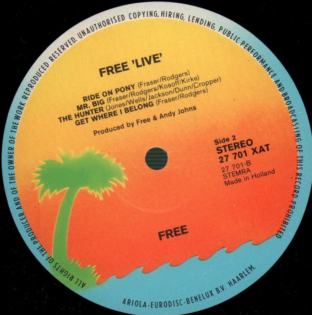 Free - Free Live - Lp