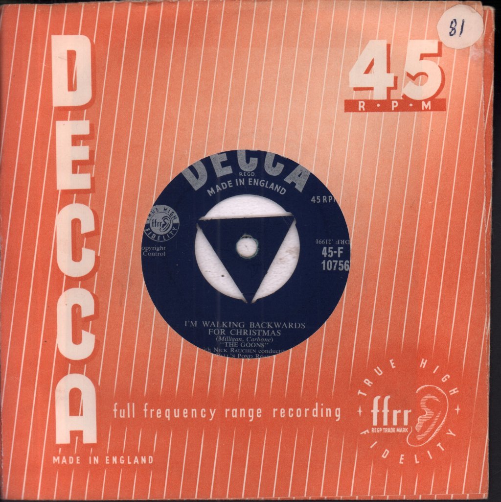 Goons - I'm Walking Backwards For Christmas - 7 Inch