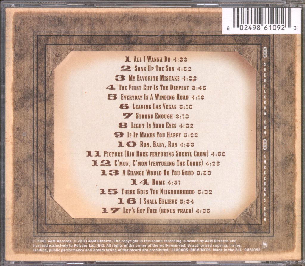 Sheryl Crow - Very Best Of - Cd