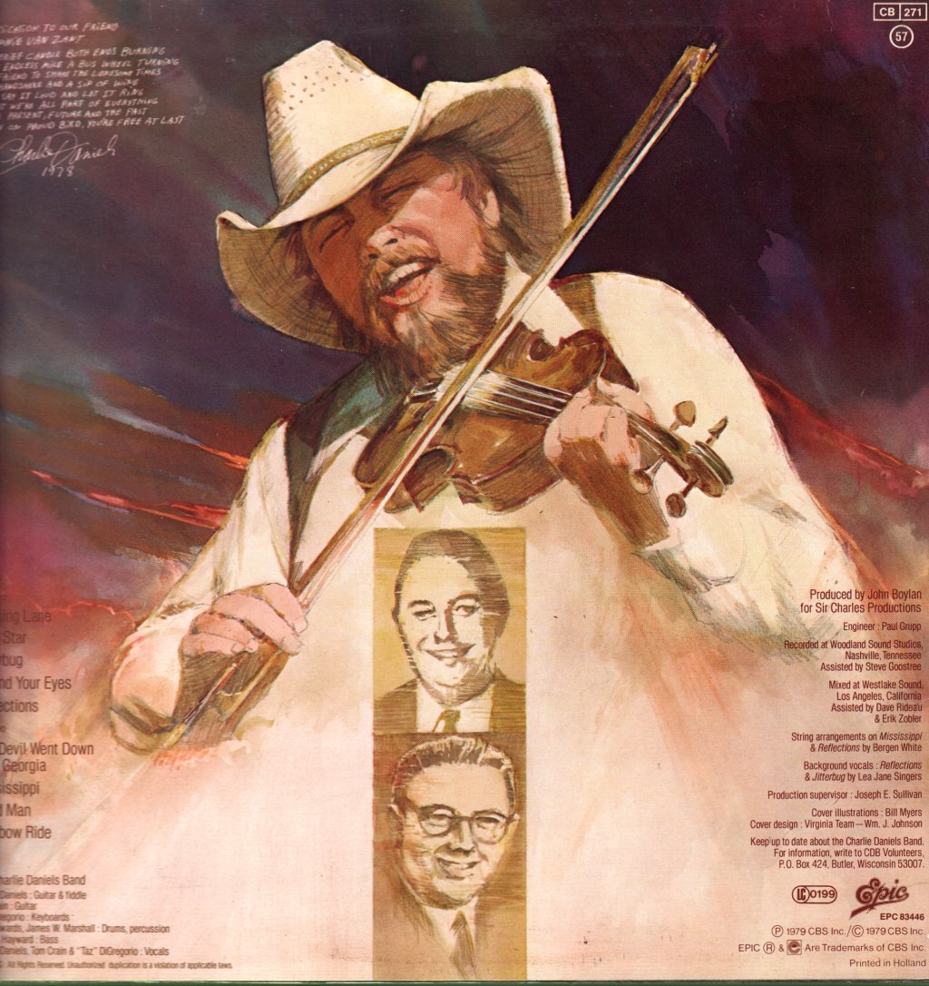 Charlie Daniels Band - Million Mile Reflections - Lp