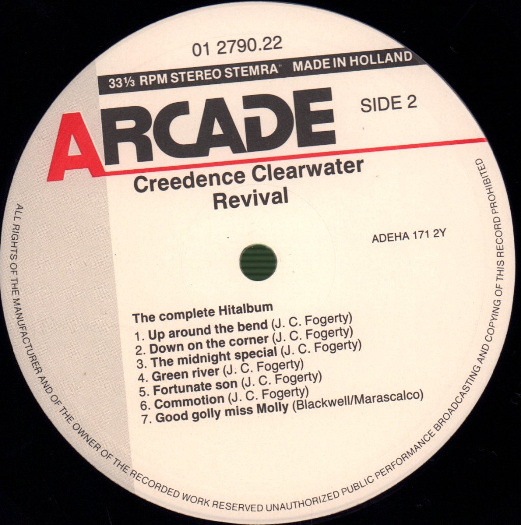 Creedence Clearwater Revival - Complete Hit Album - Double Lp