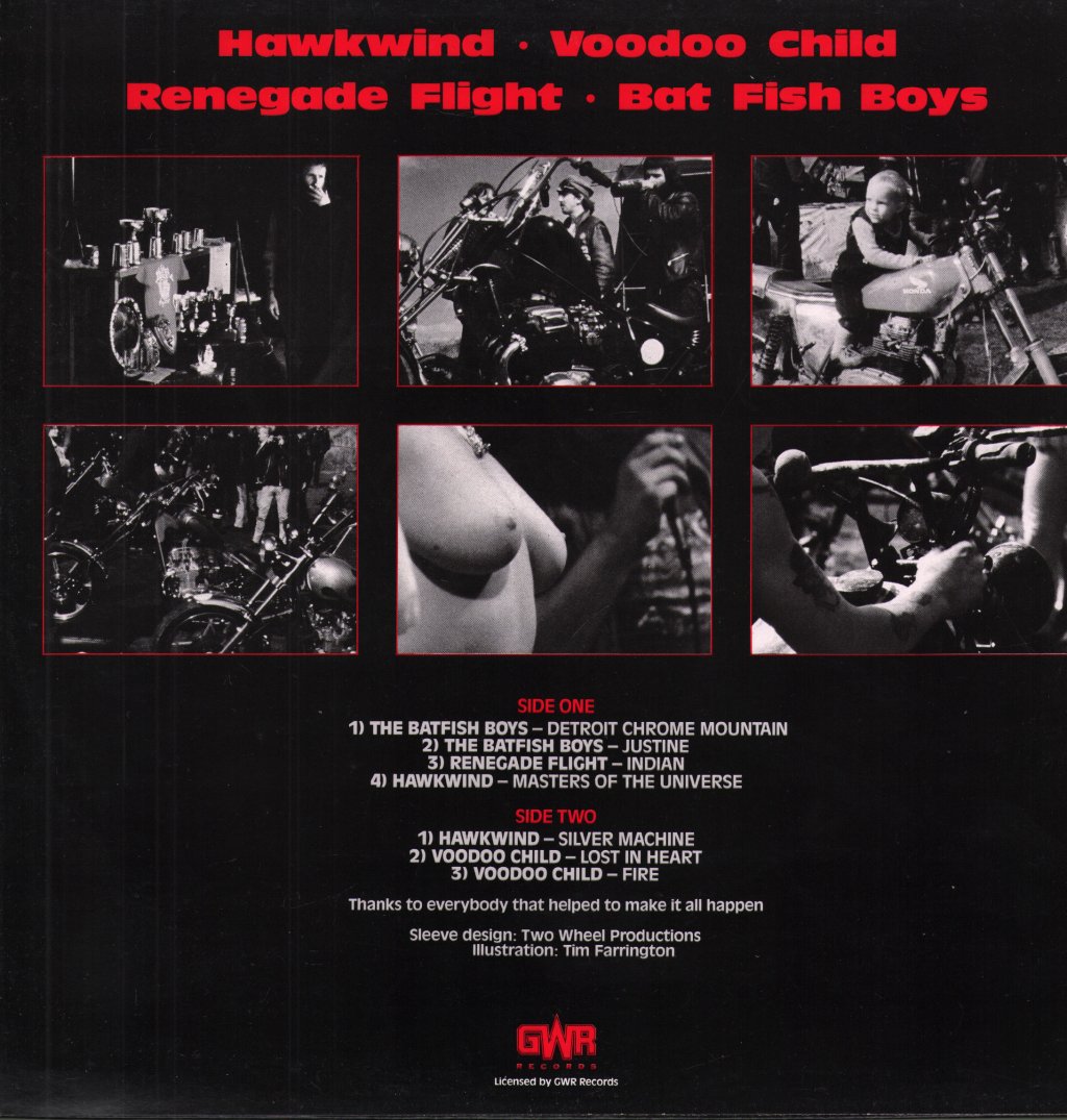 Various Artists - 1986 Bristol Custom Bike Show - Live - Lp