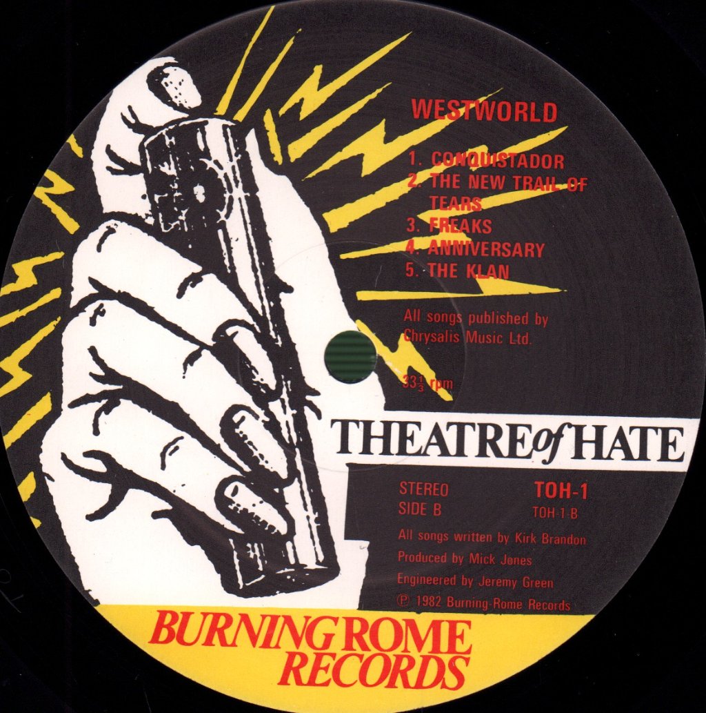 Theatre Of Hate - Westworld - Lp