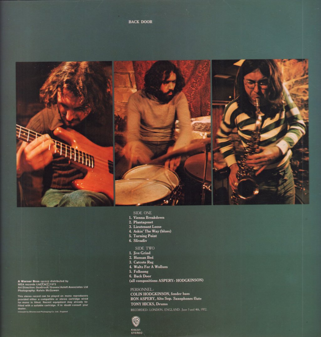 Back Door - Back Door - Lp
