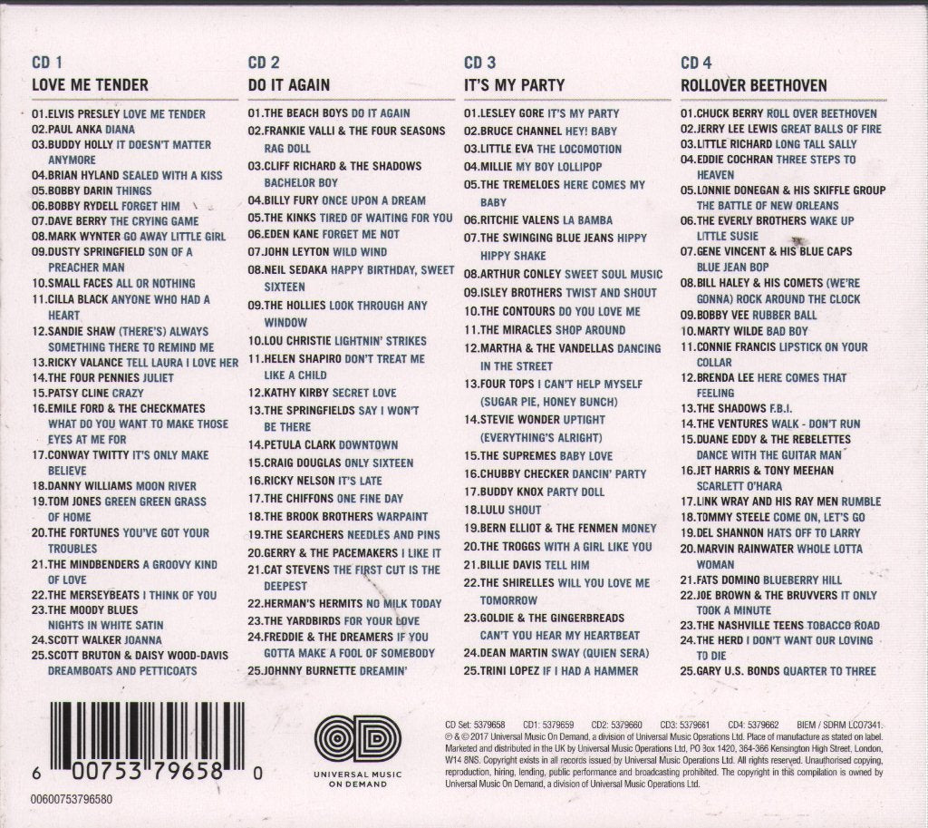 Various Artists - Dreamboats And Petticoats: The Diamond Edition - Cd Set