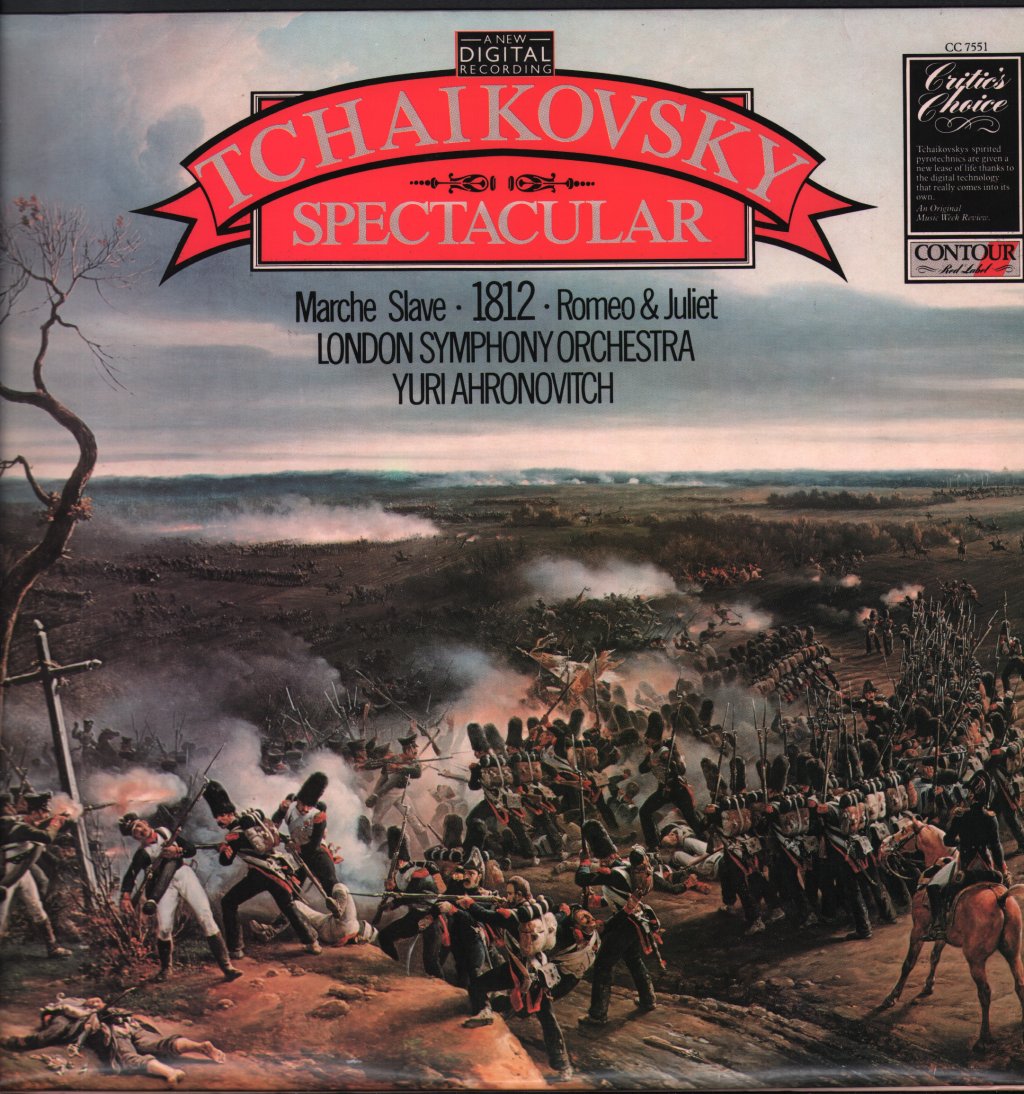 London Symphony Orchestra / Yuri Ahronovitch - Tchaikovsky Spectacular -1812 Overture / Marche Slave - Lp