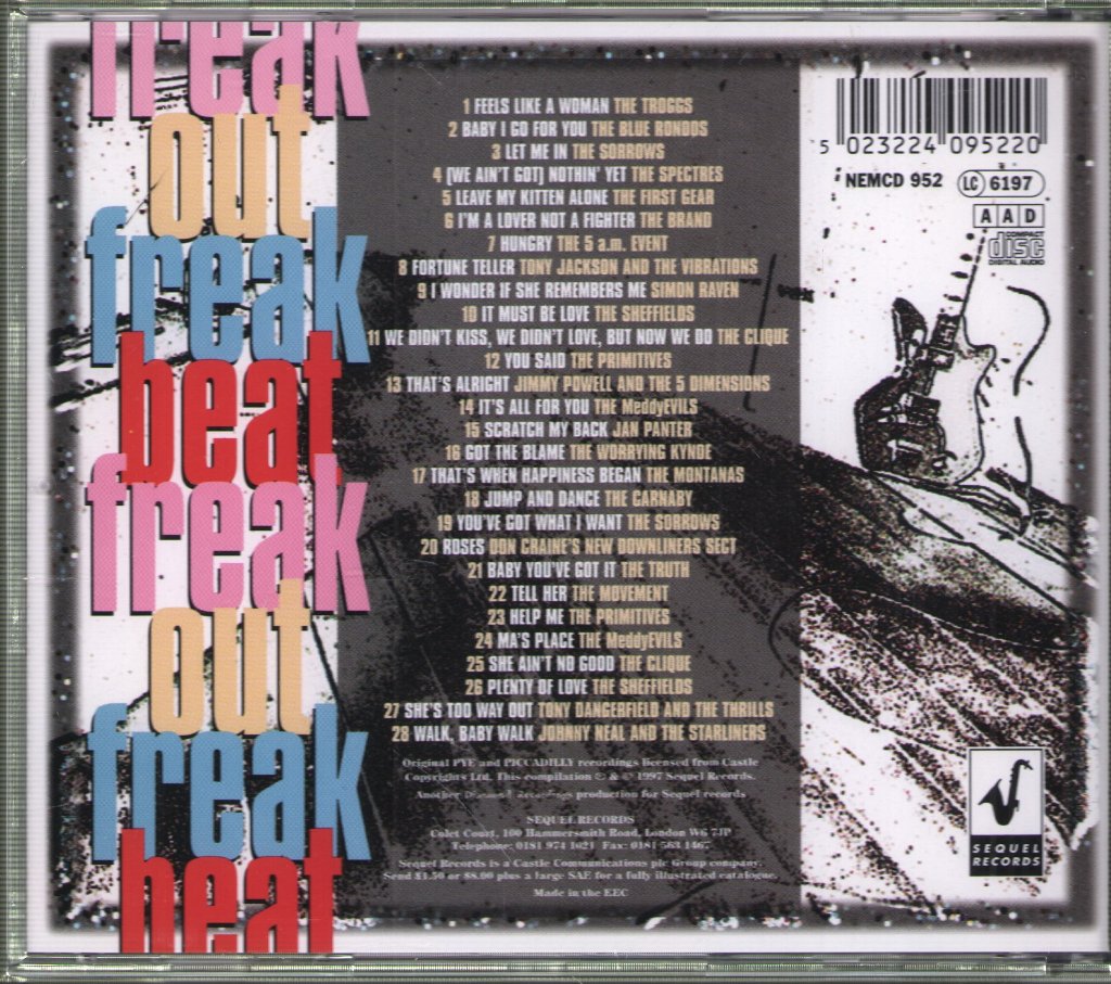 Various Artists - Freakbeat Freak Out - Cd