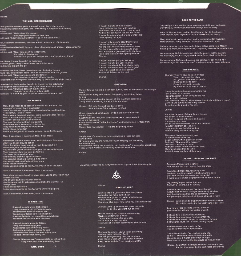 Steve Harley And Cockney Rebel - Best Years Of Our Lives - Lp