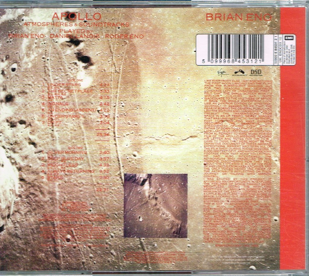Brian Eno - Apollo (Atmospheres & Soundtracks) - Cd
