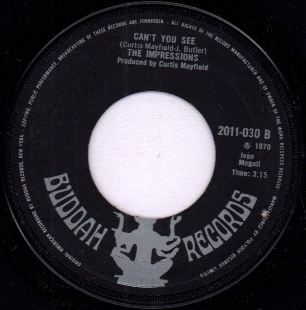 Impressions (Soul Group) - Check Out Your Mind - 7 Inch