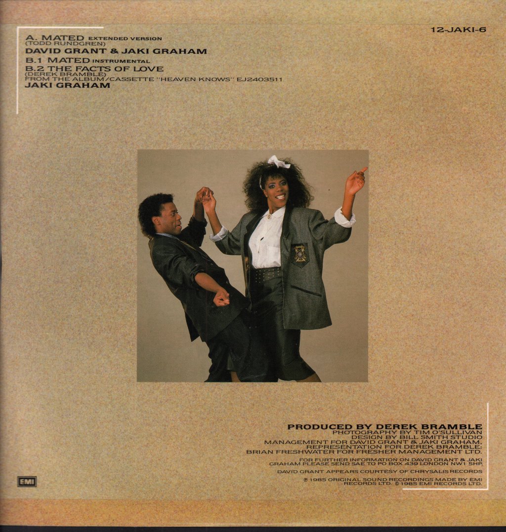 David Grant And Jaki Graham - Mated - 12 Inch