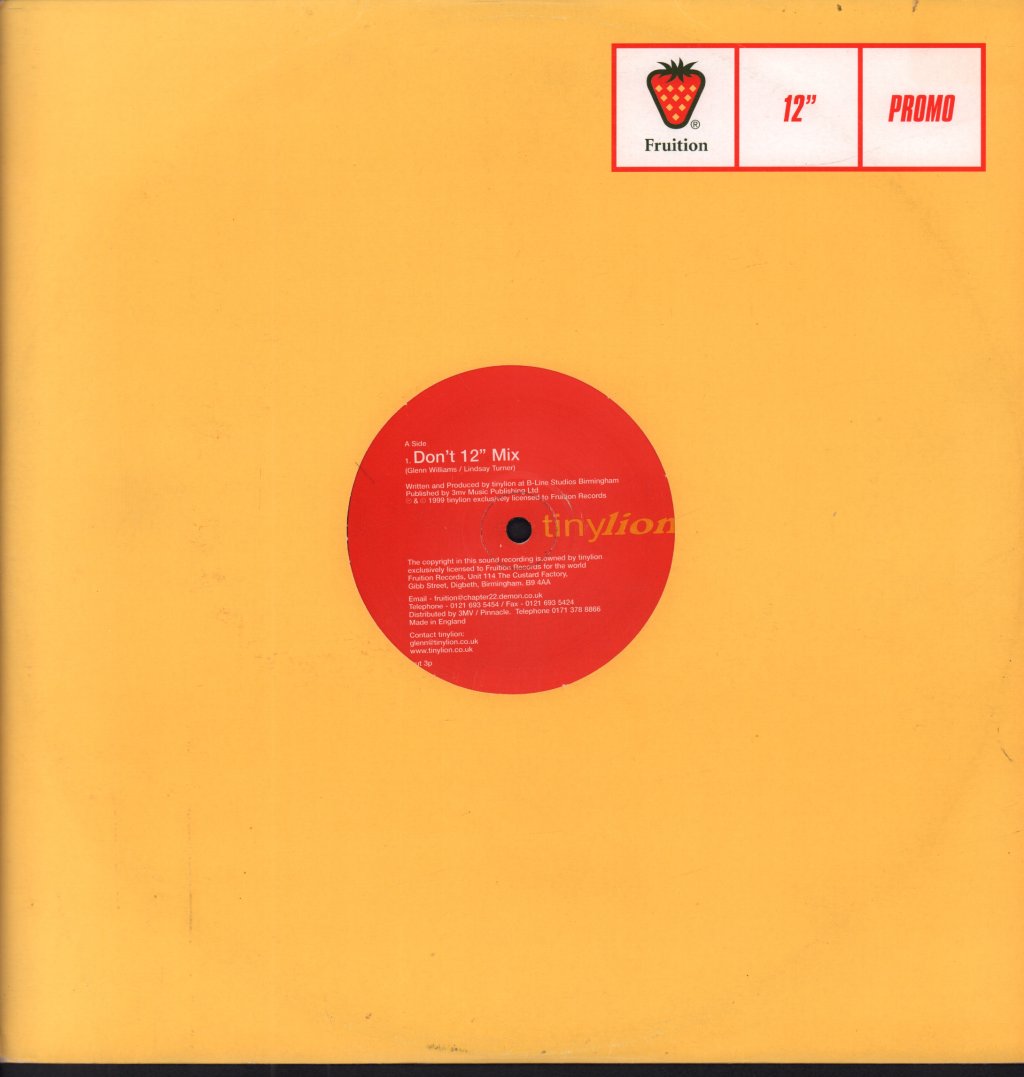 Tinylion - Don't - 12 Inch