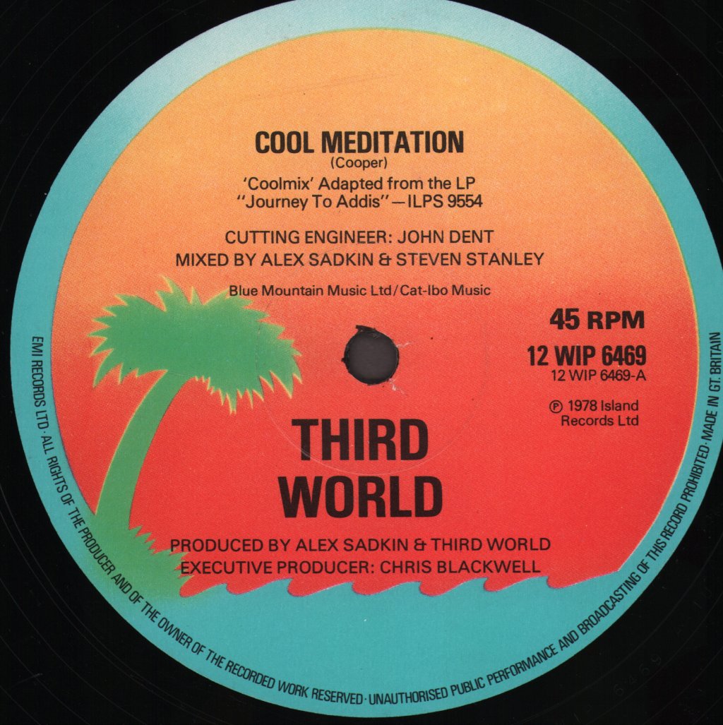 Third World (Reggae) - Cool Meditation - 12 Inch