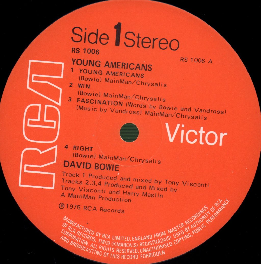 David Bowie - Young Americans - Lp