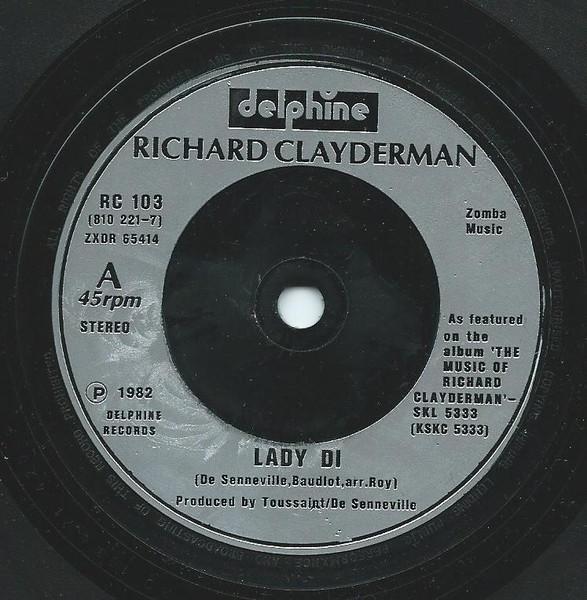 Richard Clayderman - Lady Di - 7 Inch