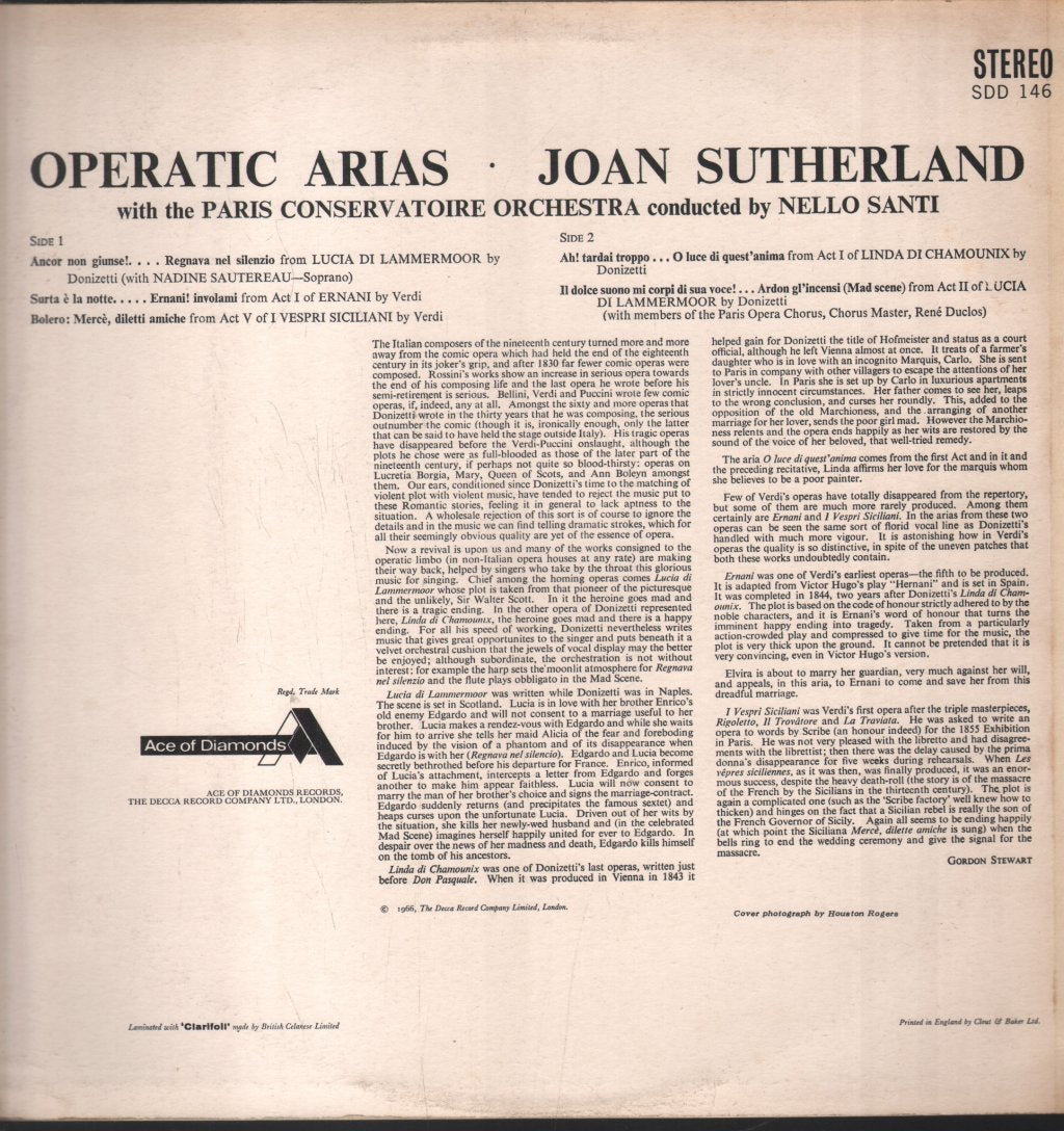 Joan Sutherland - Operatic Arias - Lp