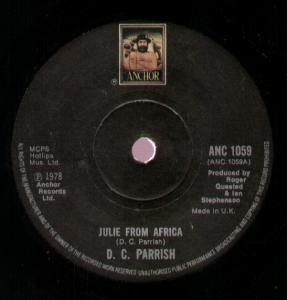 D.c. Parrish - Julie From Africa - 7 Inch