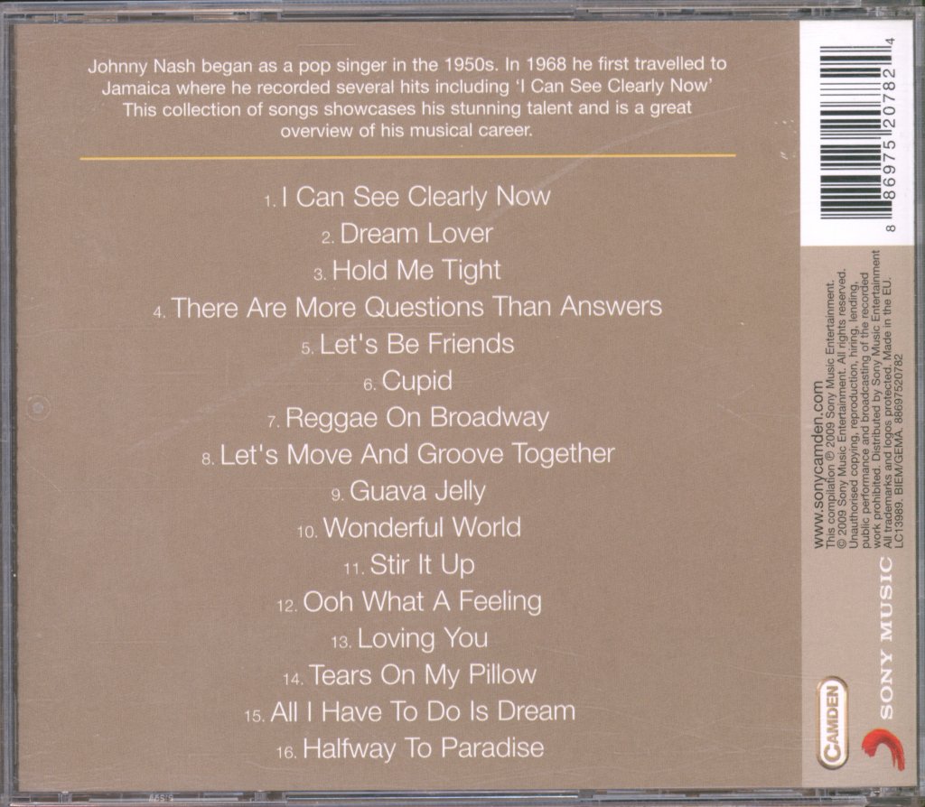 Johnny Nash - Best Of - Cd