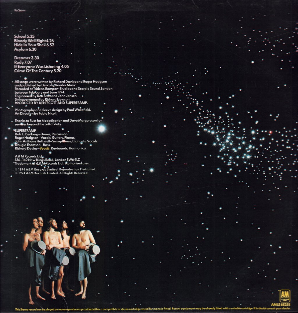 Supertramp - Crime Of The Century - Lp