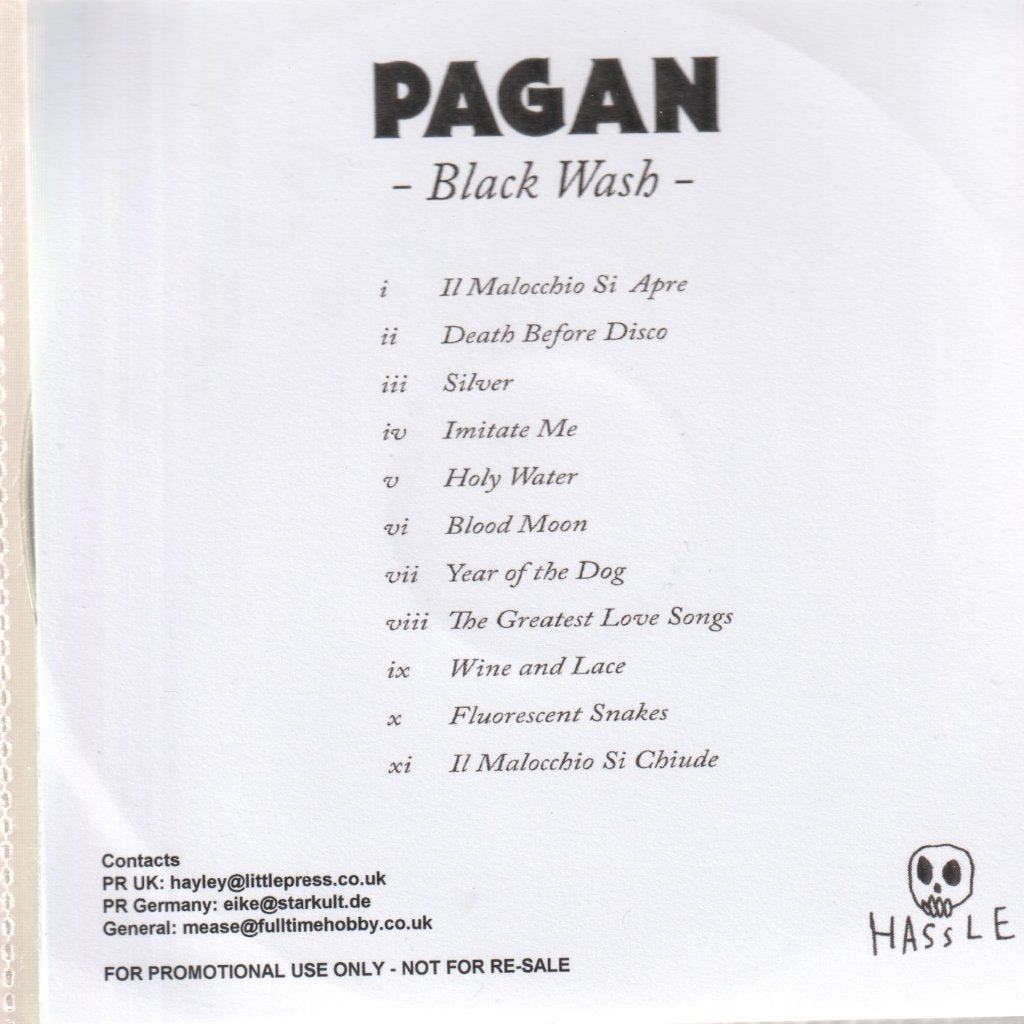 pagan - Black Wash - Cdr