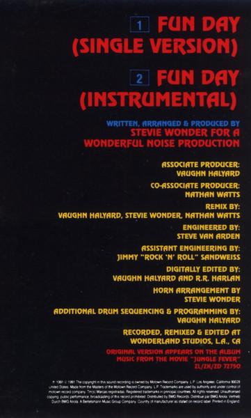 Stevie Wonder - Fun Day - Cassette