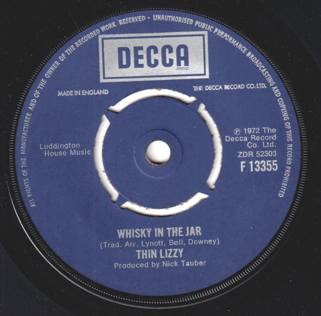 Thin Lizzy - Whisky In The Jar - 7 Inch