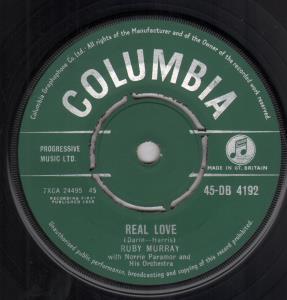 Ruby Murray - Real Love - 7 Inch