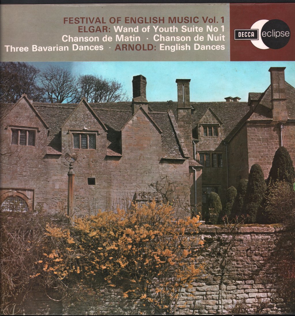 Sir Adrian Boult / Eduard van Beinum / London Philharmonic Orchestra - Festival Of English Music Vol 1 - Lp