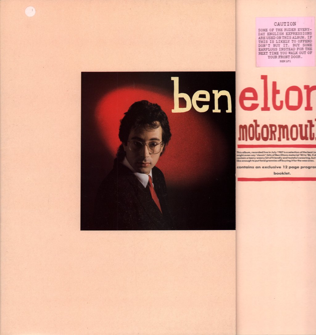 Ben Elton - Motormouth - Lp