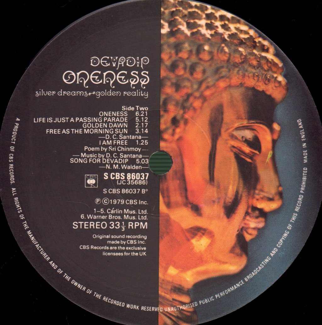 Devadip Carlos Santana - Oneness - Lp