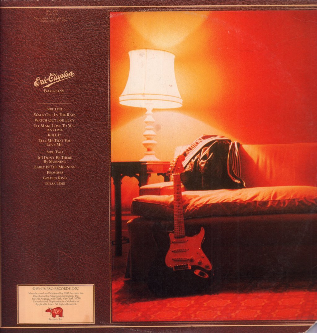 Eric Clapton - Backless - Lp