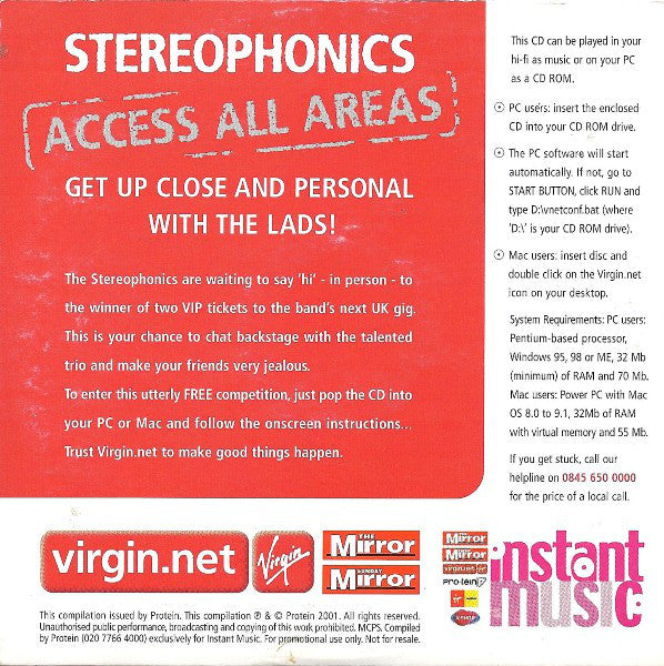 Stereophonics - Just Enough Education To Perform - Exclusive 4 Track Sampler - Cd