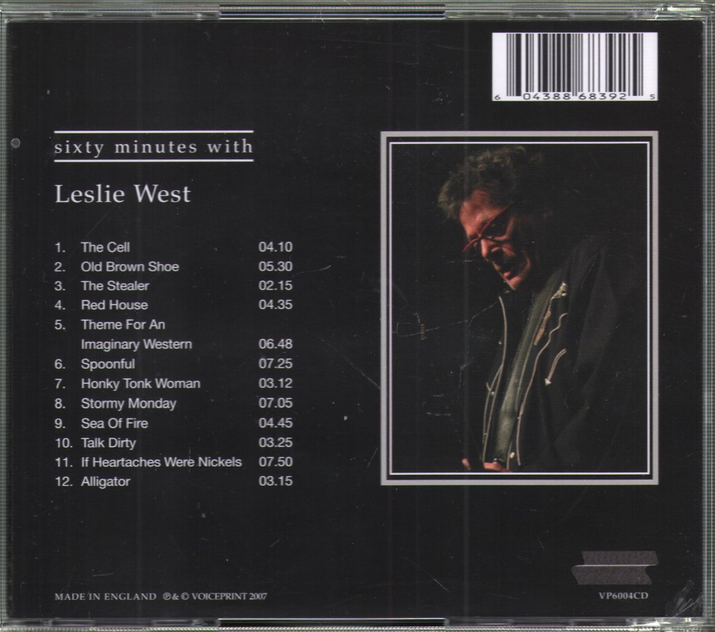 Leslie West - Sixty Minutes With - Cd