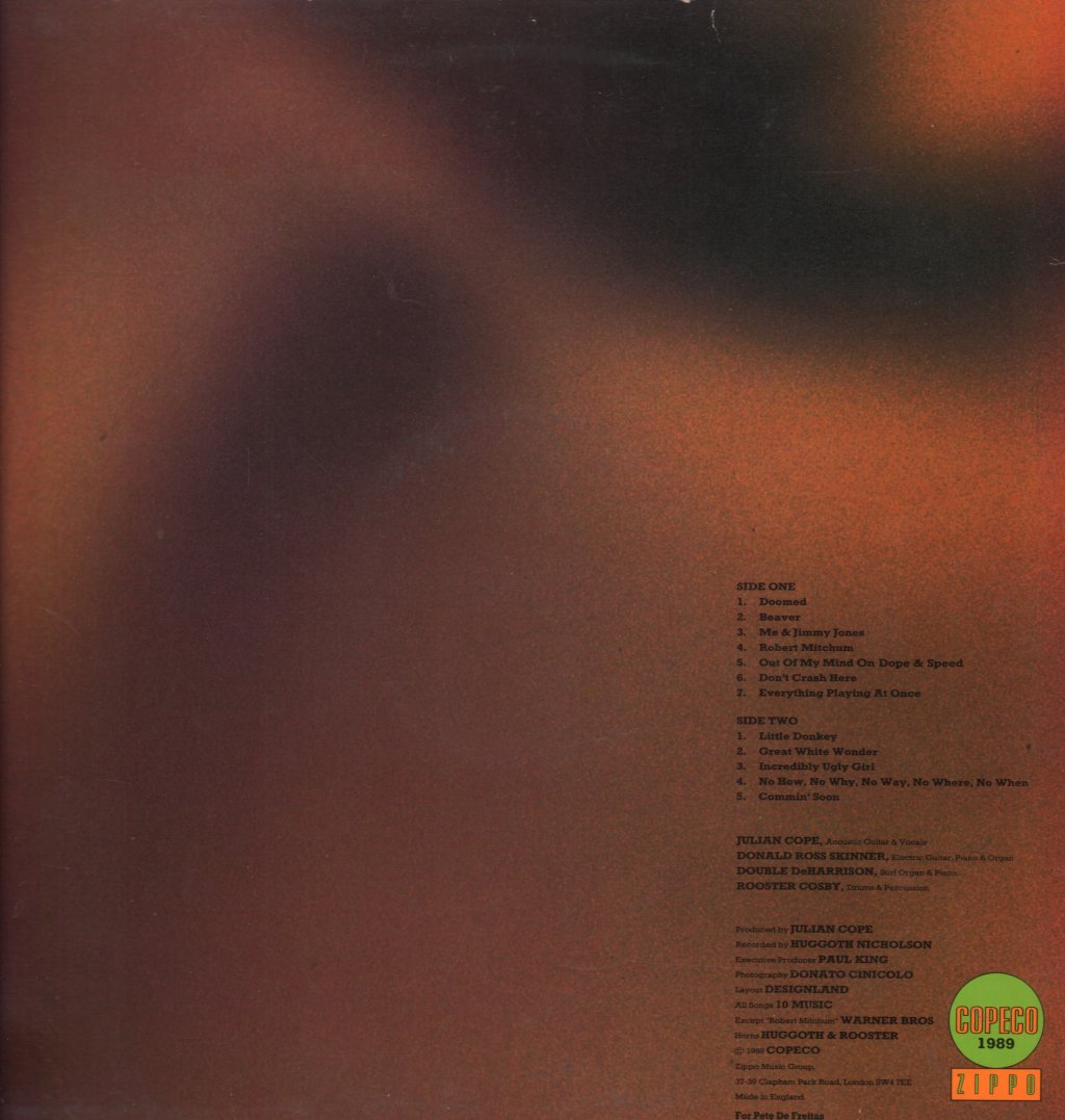 Julian Cope - Skellington - Lp
